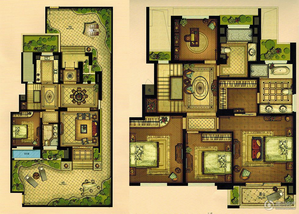 五室三廳兩衛(wèi)240