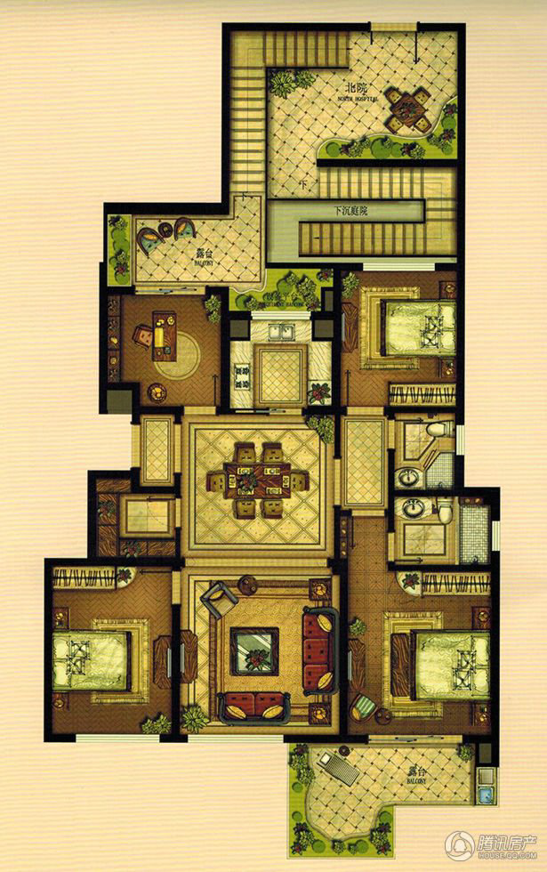 四室兩廳兩衛(wèi)130