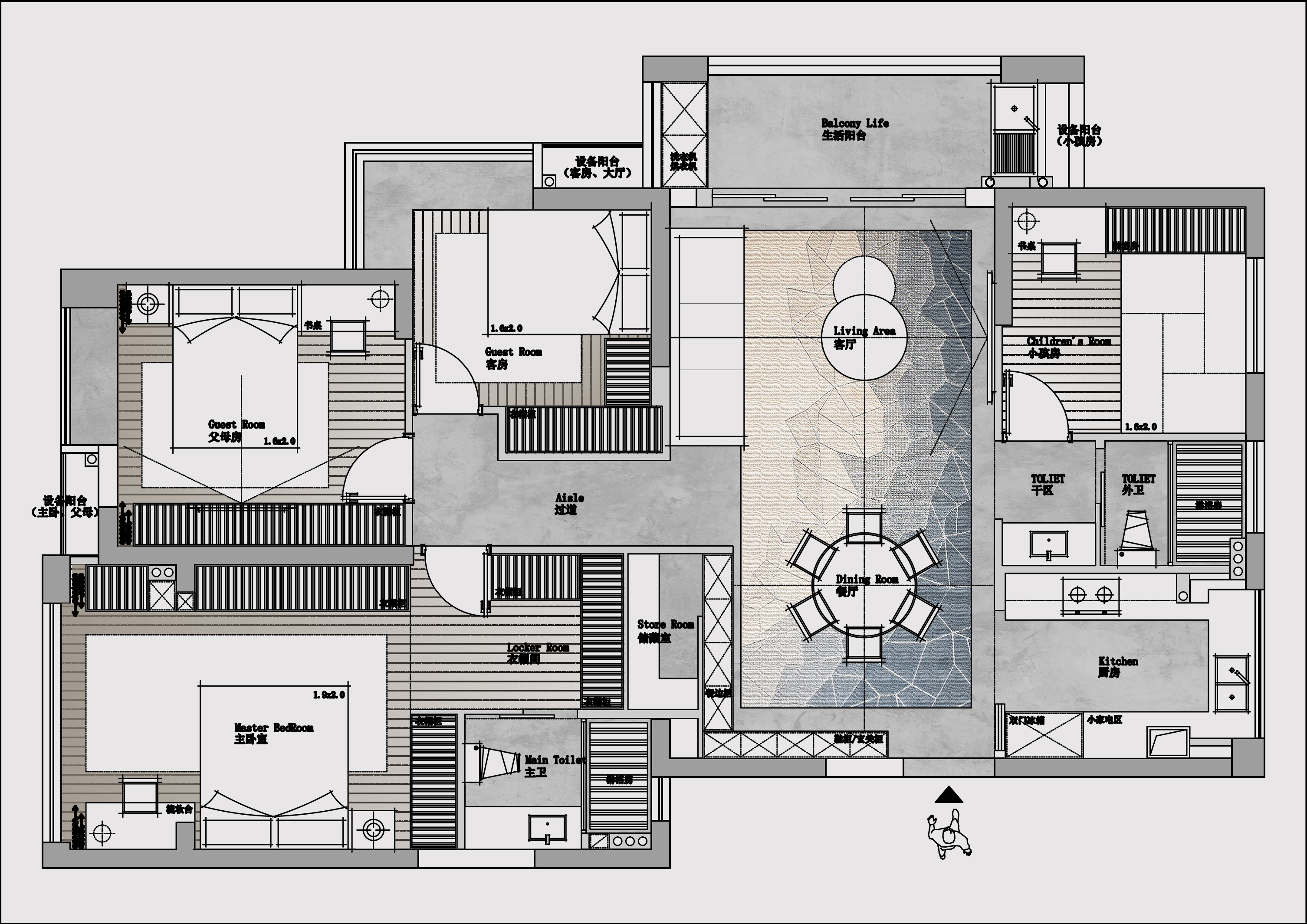 平面布置方案二