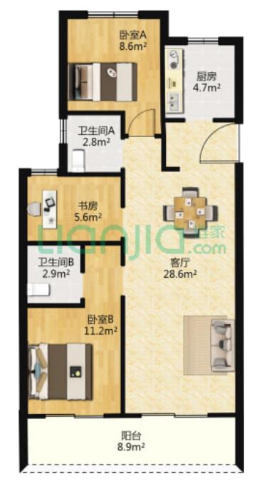 101平戶(hù)型圖