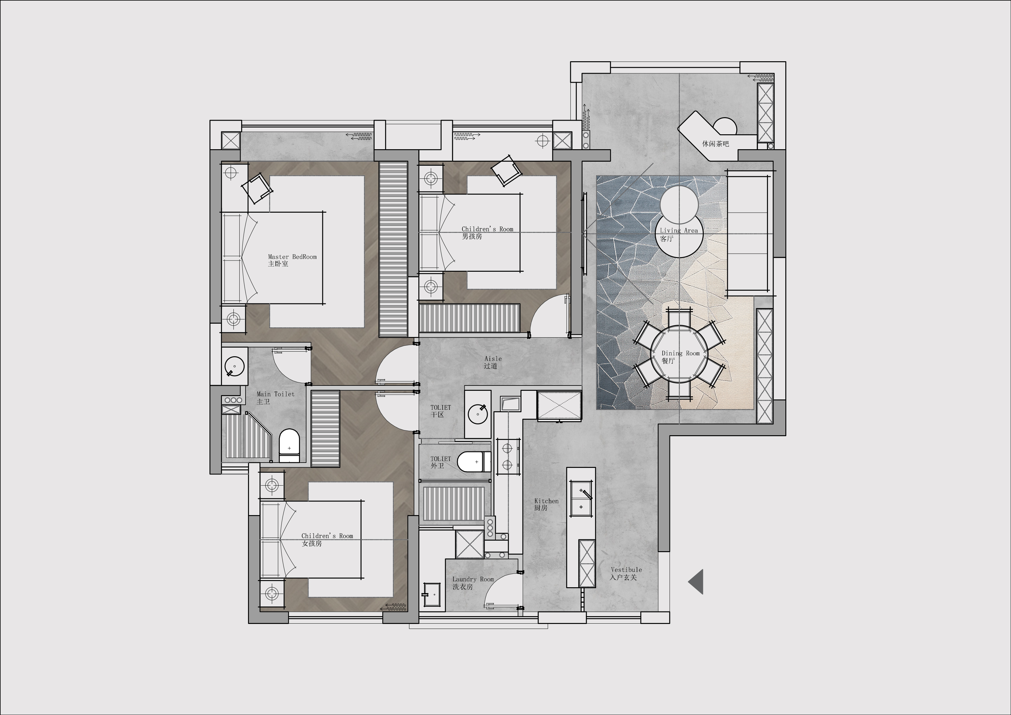 平面布置方案一