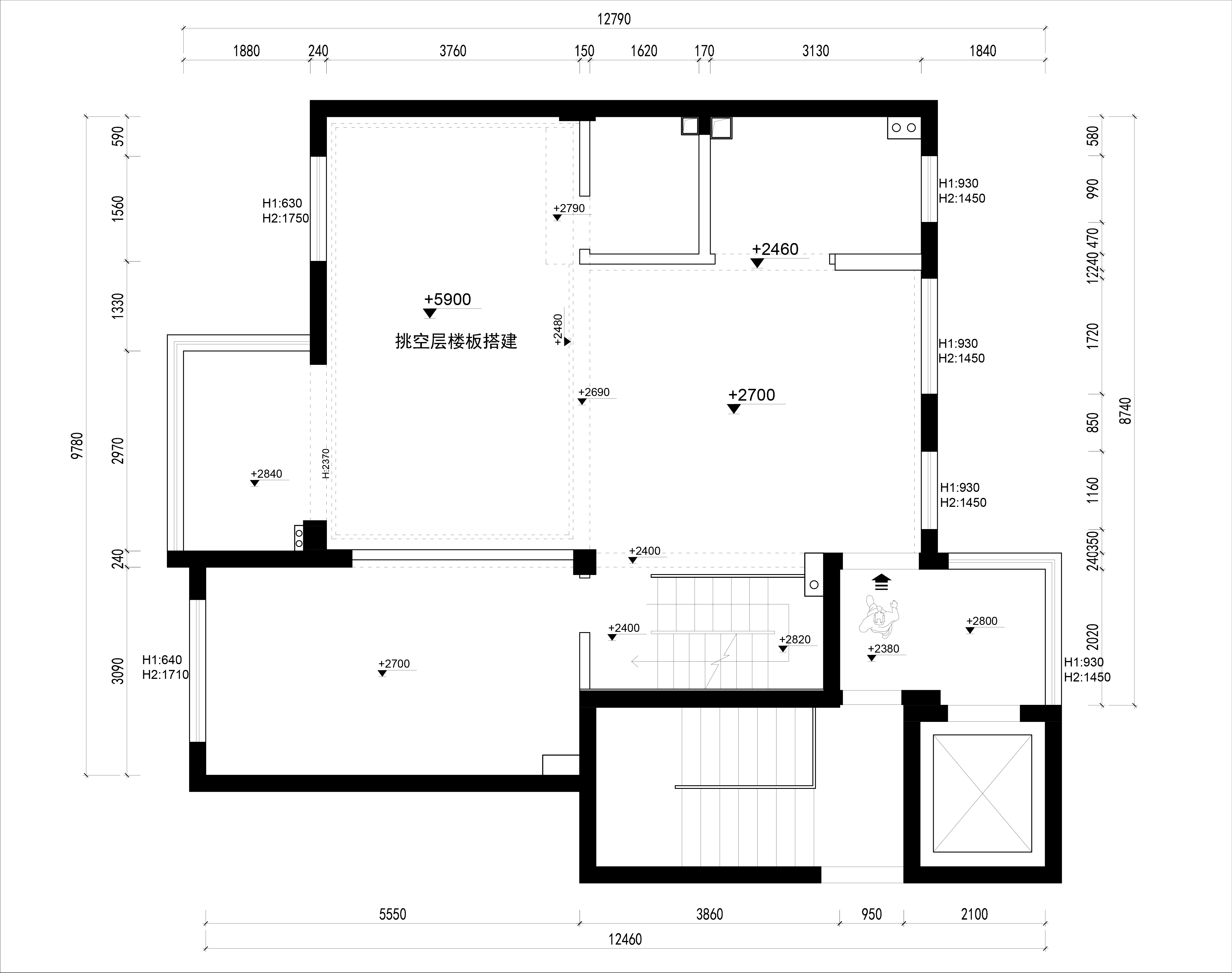 一樓原始框架圖