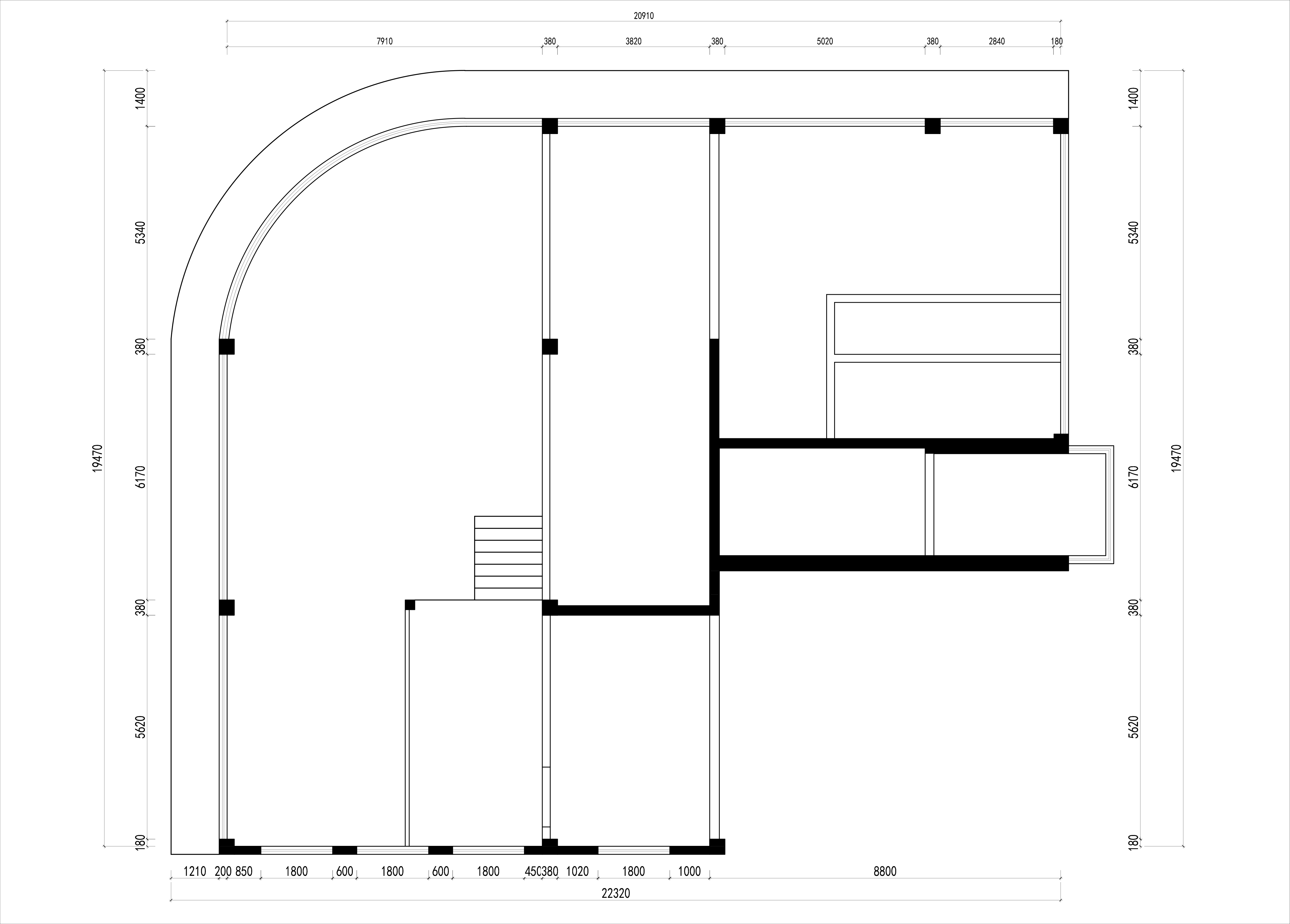 一樓原始框架圖