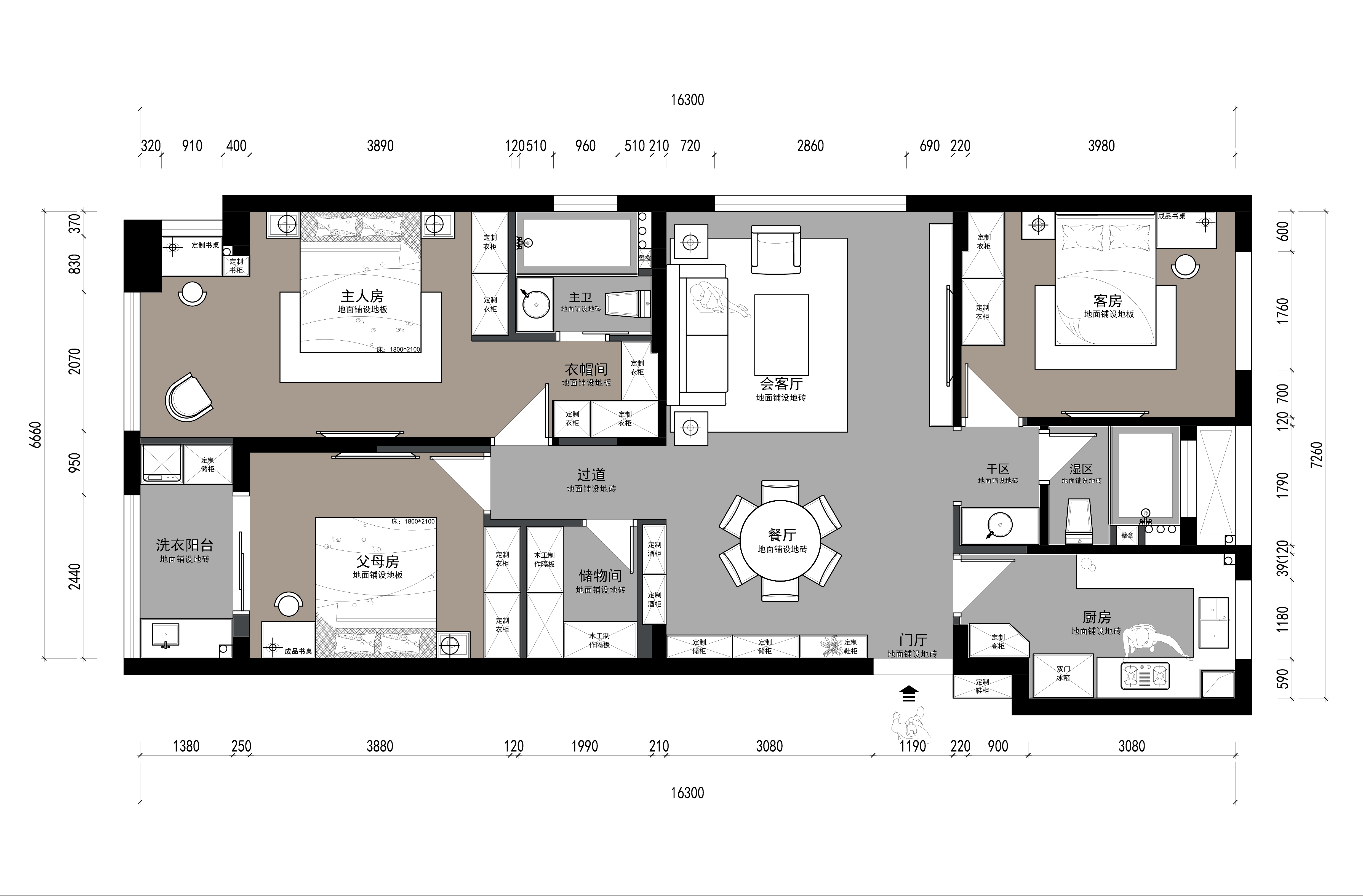 東潤錦園3幢1204室