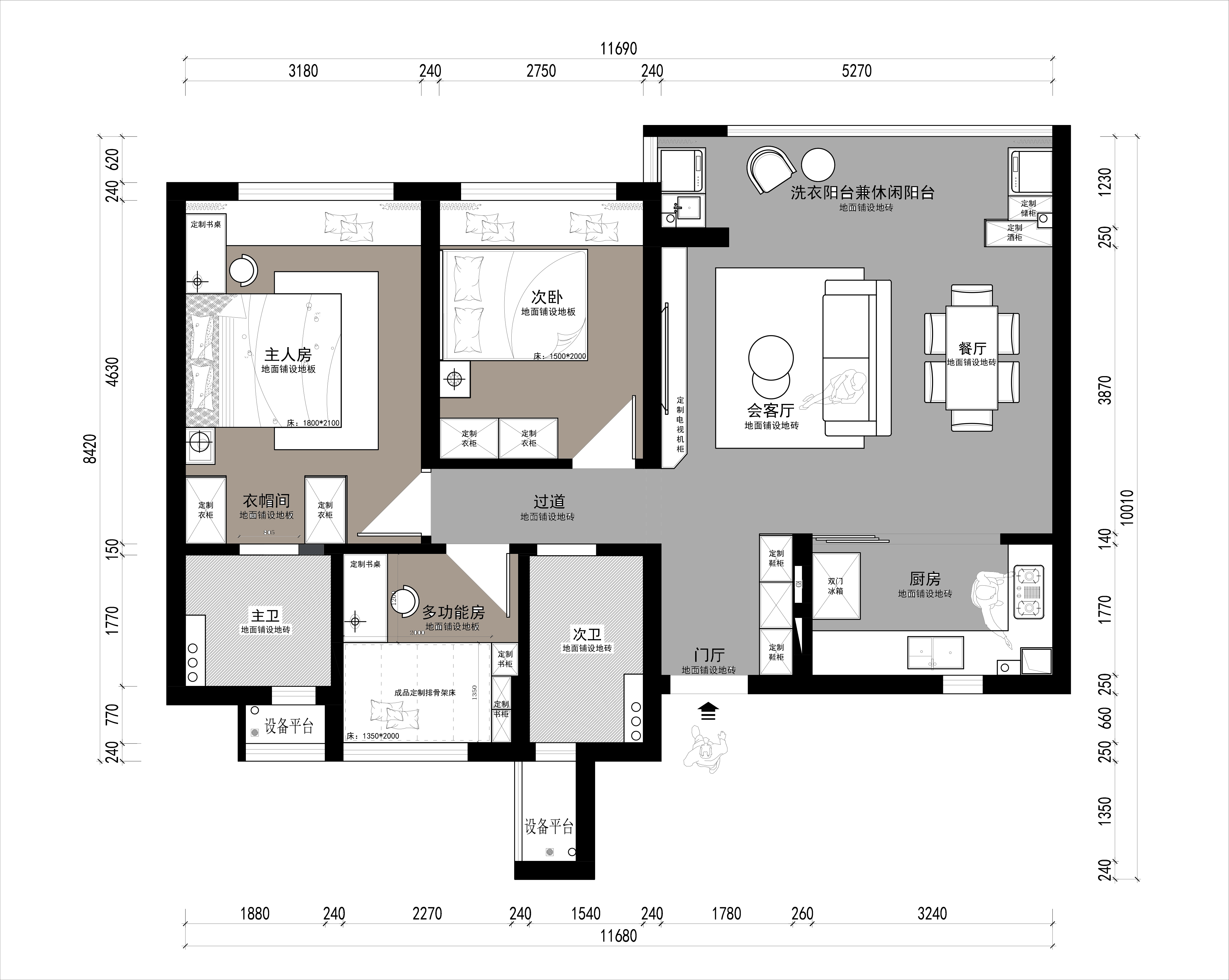 泊云庭3幢1702室