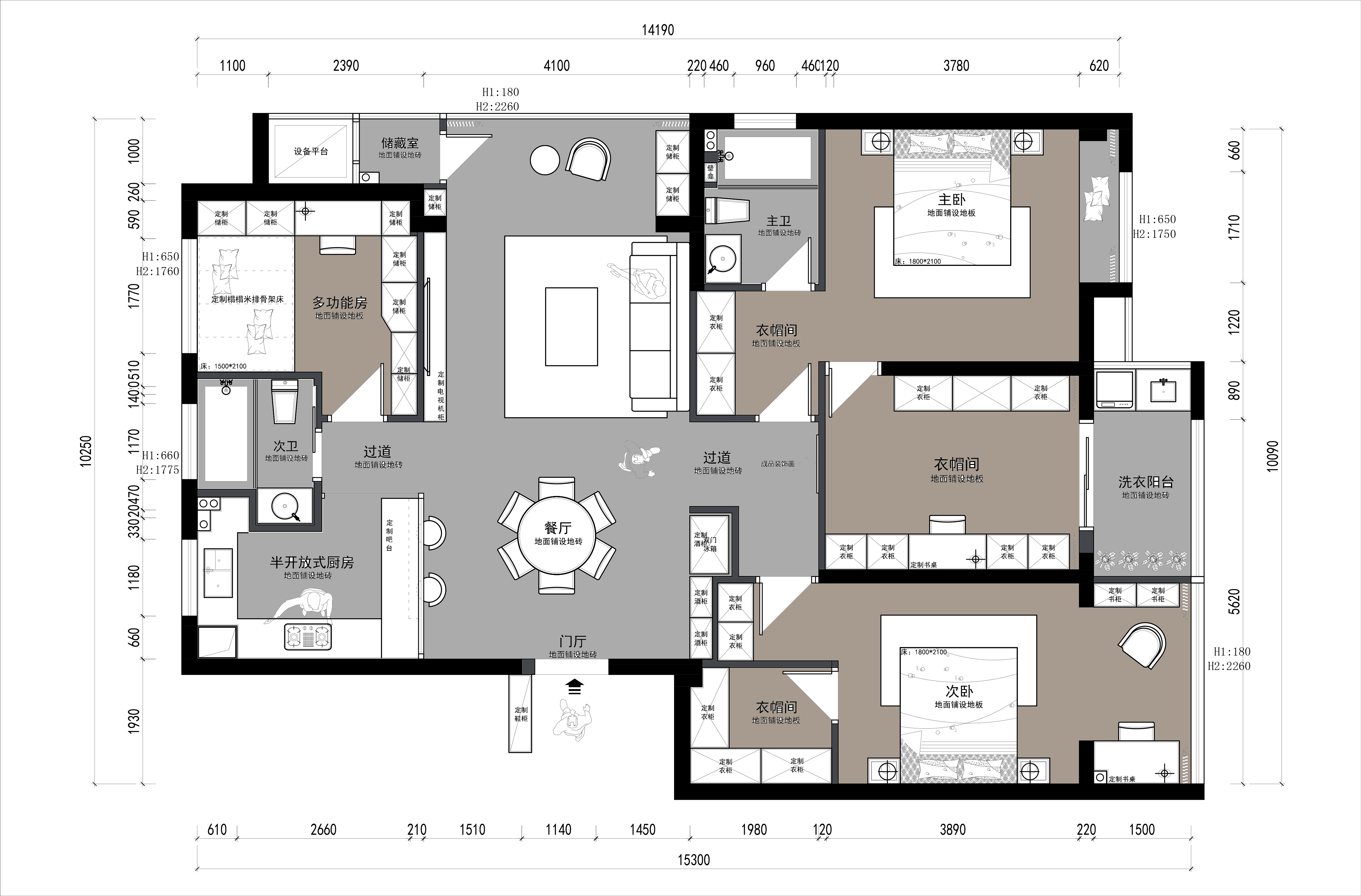 濱沁華庭9幢2001室