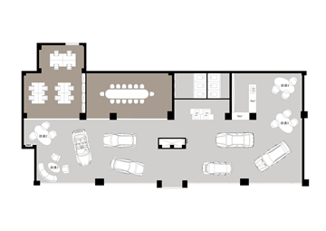 僑盛花園新能源汽車(chē)展廳